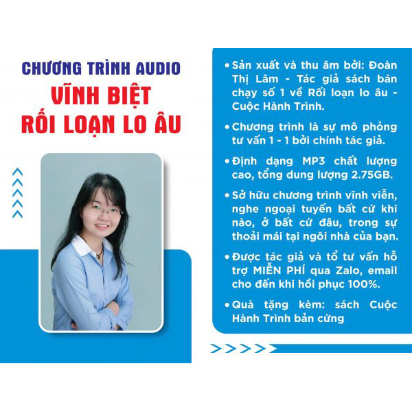 Hệ sinh thái hỗ trợ hồi phục rối loạn lo âu Kelam Center - Audio, sách và cộng đồng.